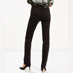 Levi’s 505 Straight Leg Black Jeans Size 8